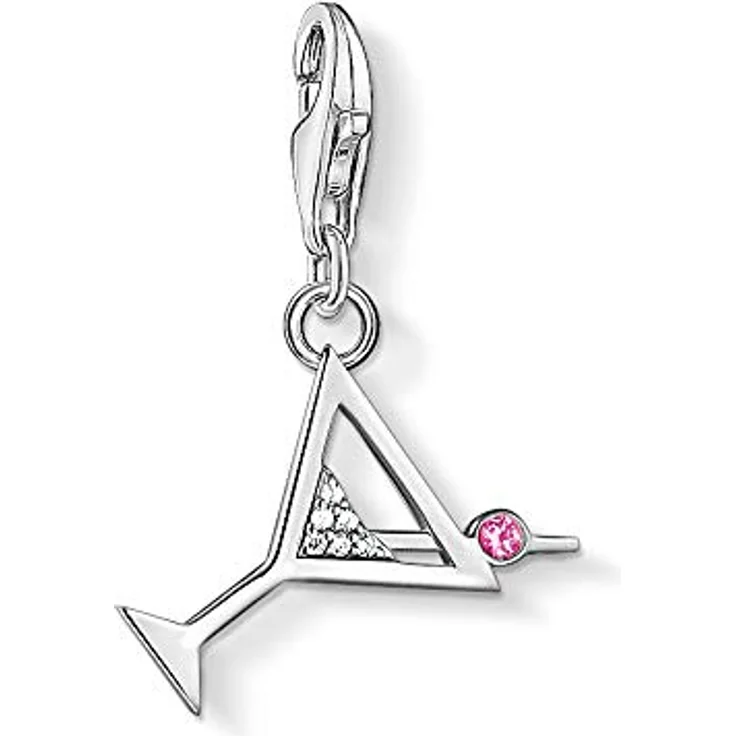 Thomas Sabo Charm-Anhänger Cocktail Charm Club, 925 Sterlingsilber mit Karabinerhaken, vielseitig kombinierbar – Bild 1