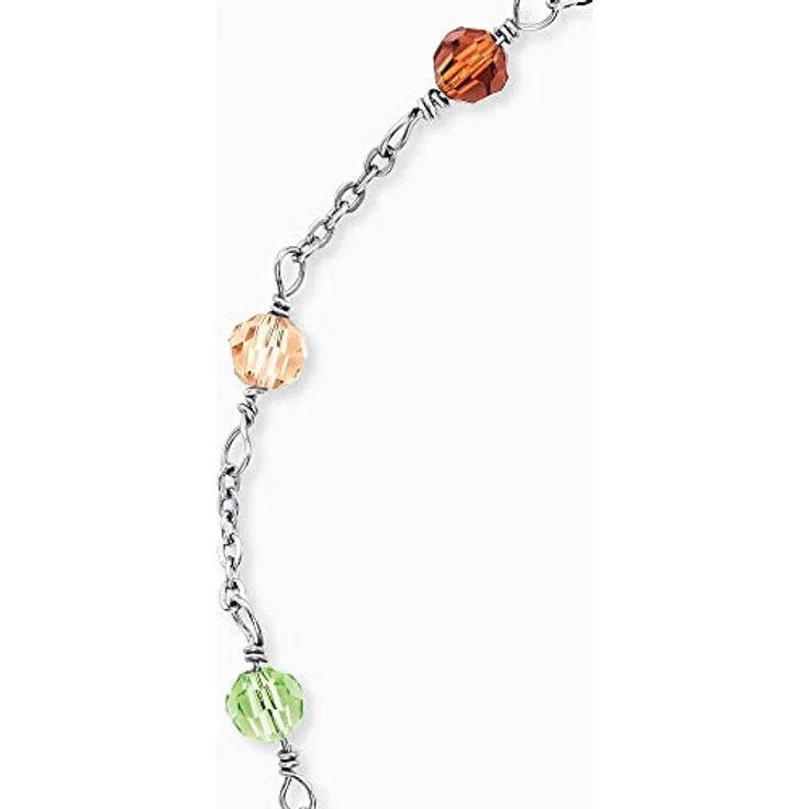 Engelsrufer Fußkette Rainbow, Glasperlen in Multicolor für elegantes Layering – Bild 3
