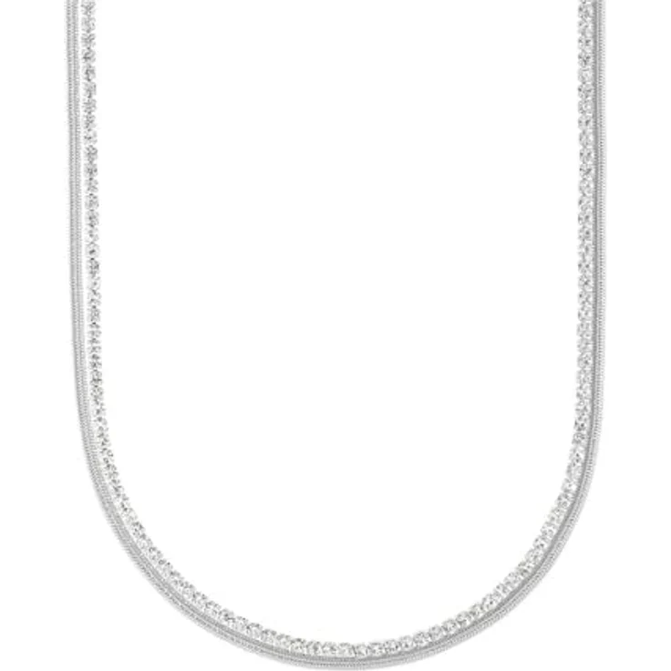 Guido Maria Kretschmer Damen-Kette Edelstahl mit Zirkon, One Size – Bild 1