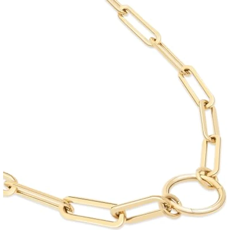 Tamaris Halskette TJ-0678-N-45, Damen-Halskette aus Edelstahl in IP Gold, 45 cm mit Karabinerverschluss – Bild 3