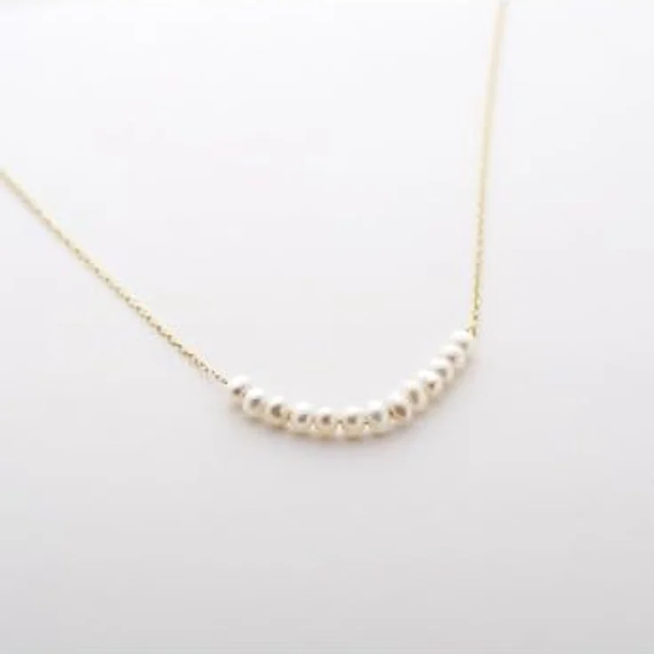 CHRIST Damen-Halskette 585er Gelbgold mit Süßwasserperle, elegant, One Size – Bild 2