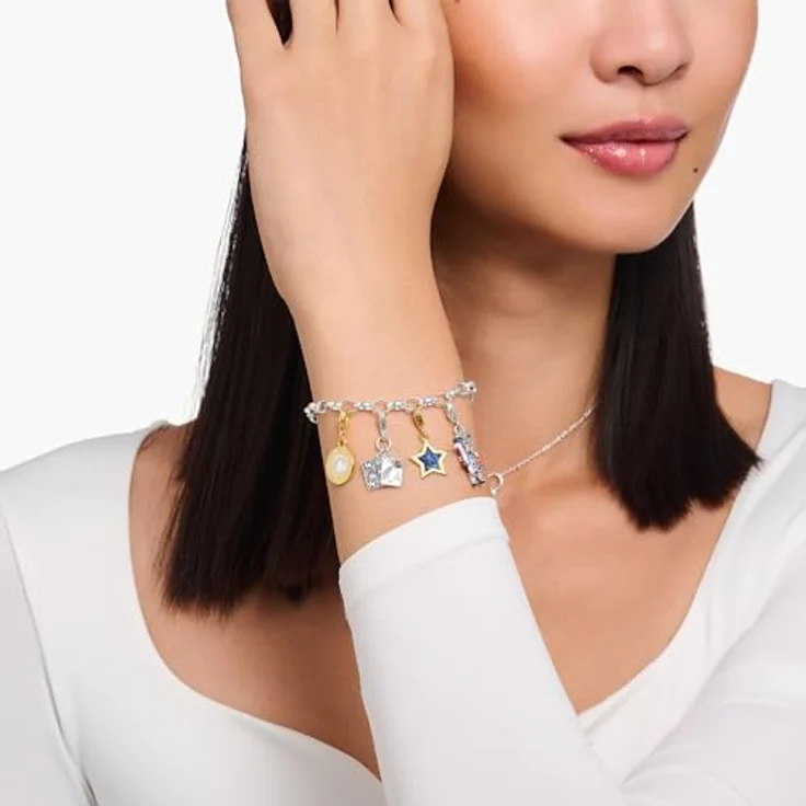 THOMAS SABO Charm-Einhänger Nussknacker mit Zuckerstange, detailreich mit Zirkonia (synth), bunt – Bild 2