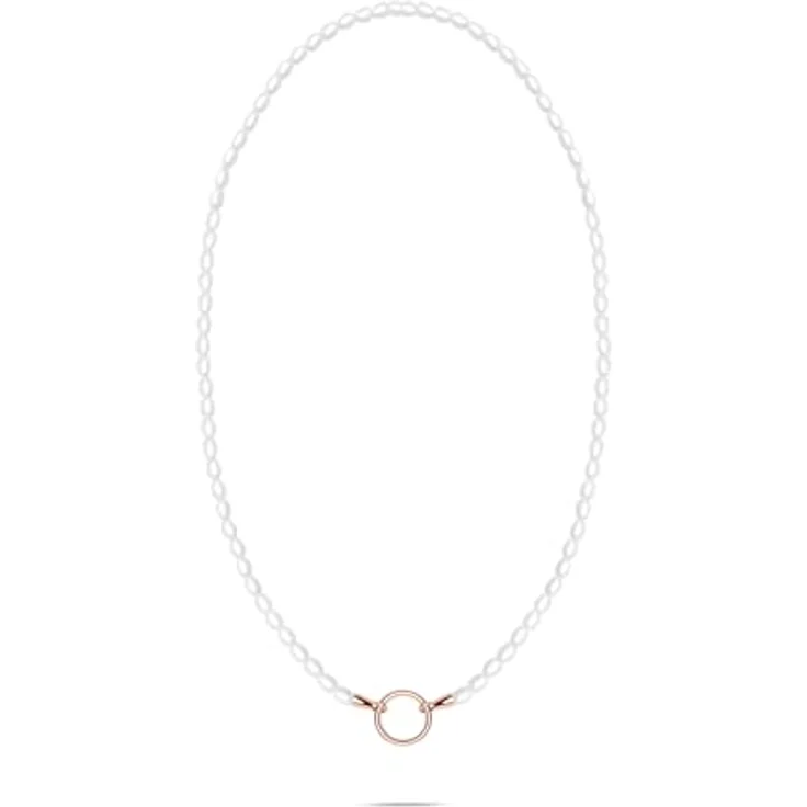 Tamaris Halskette für Charms, Edelstahl IP Roségold, verstellbar bis 45 cm, wasserfest & hautfreundlich – Bild 2