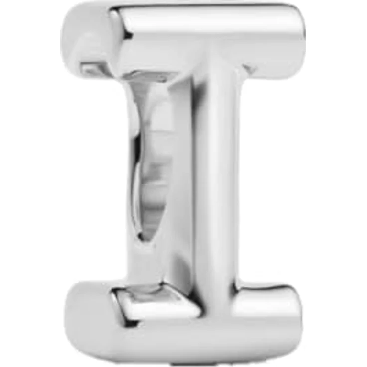 Anduonie Charm Anhänger Buchstabe "I", Silber 925, Rot, kompatibel mit europäischen Armbändern und Halsketten für Frauen – Bild 1