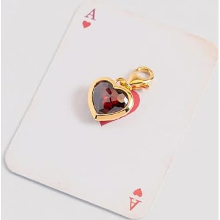 THOMAS SABO Charm-Anhänger aus recyceltem 925 Silber, 18k Vergoldung mit Karabinerhaken – Bild 4