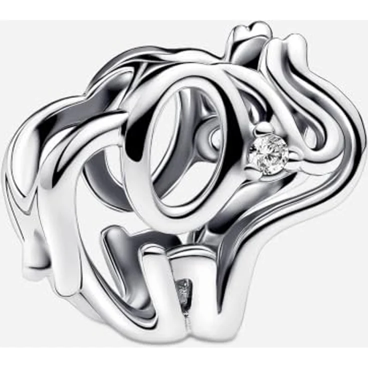Pandora 793345C01, Silber-Charm Elefant aus 925 Sterlingsilber mit weißen Zirkonias, Größe 9 x 11 mm – Bild 8