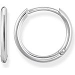 Thomas Sabo Creolen CR608-001-12, 925er Silber mit Clipverschluss, 1,5 cm lang