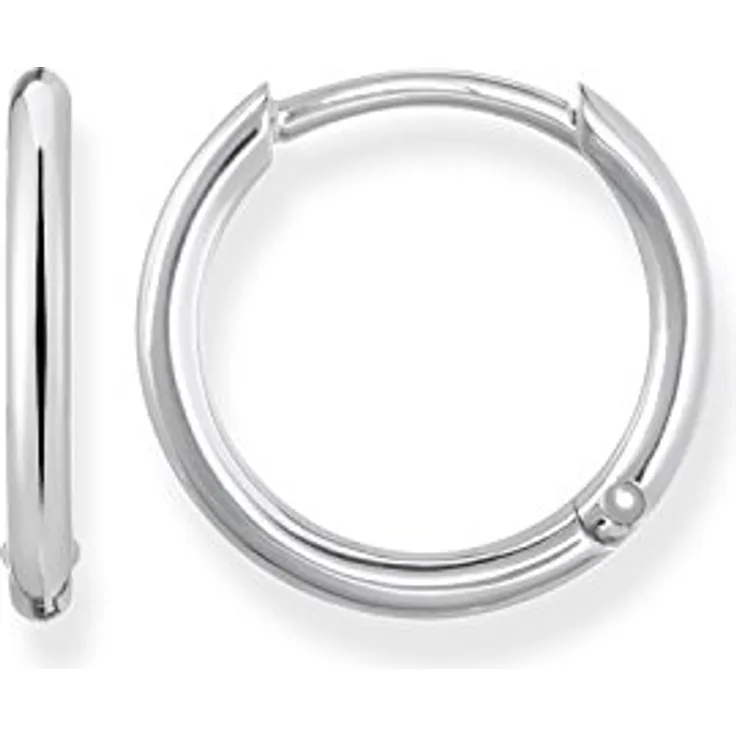 Thomas Sabo Creolen CR608-001-12, 925er Silber mit Clipverschluss, 1,5 cm lang