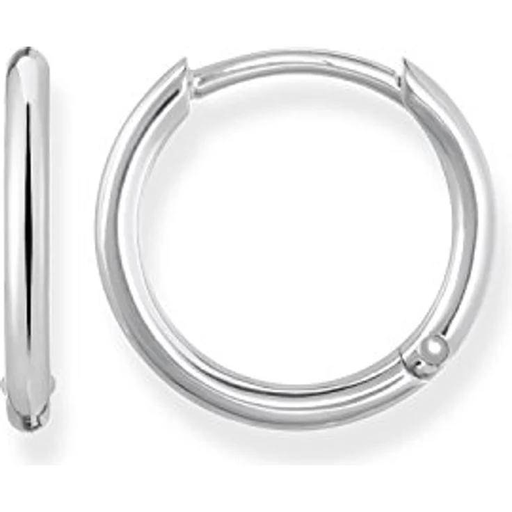 Thomas Sabo Creolen CR608-001-12, 925er Silber mit Clipverschluss, 1,5 cm lang – Bild 1