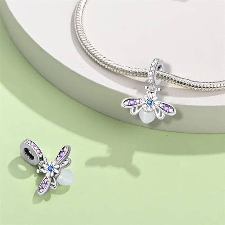 HappyStar 925 Sterling Silber Star Wars Harry Charms, Dangle Anhänger für Pandora Armbänder, inkl. gratis Isolationsperle, ideales Geschenk für Frauen und Mädchen – Bild 2