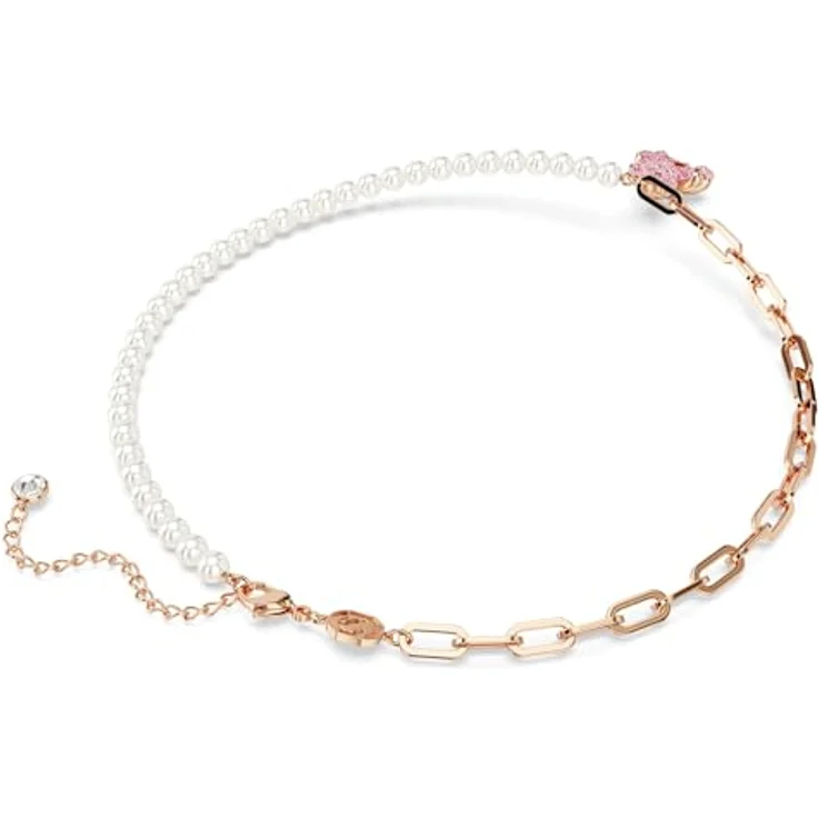 Swarovski Damen-Kette, Metall mit Kristall-Details, One Size, 88817176 – Bild 4