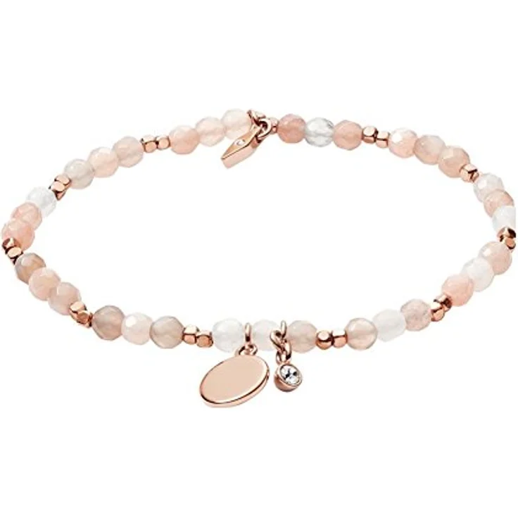 Fossil Damen-Armband JA6945791, Nude Semi-Precious Armband mit Hochglanzfinish, Innenlänge 165 mm – Bild 4