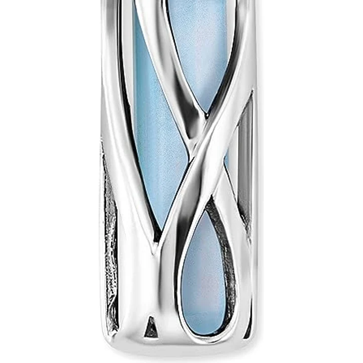 Engelsrufer Damen Halskette aus Sterling Silber mit austauschbarem Rosenquarz Anhänger Größe S, Karabinerverschluss, verstellbar, nickelfrei – Bild 3
