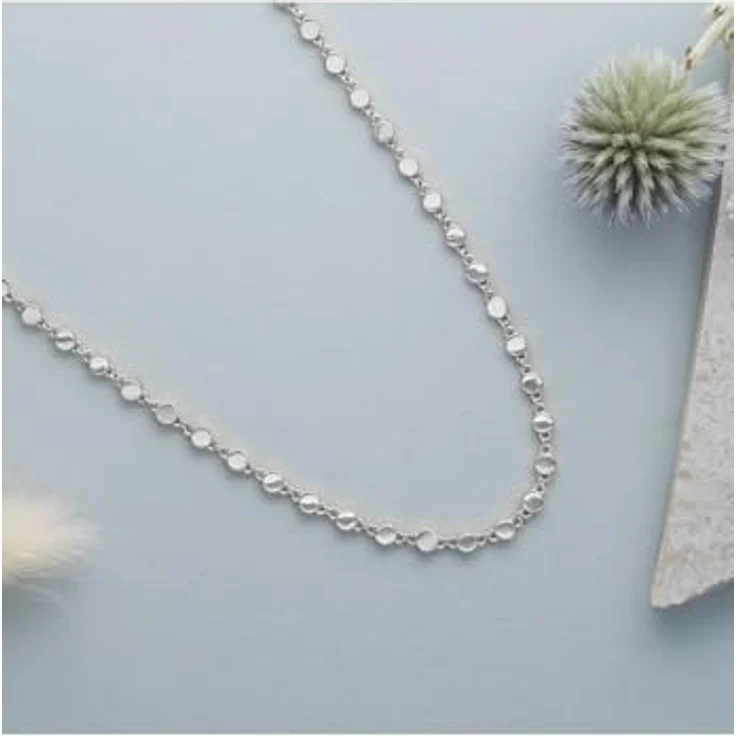 JETTE Damen-Kette 925er Silber, recycelte Zirkonia, One Size, Silber 32028453 – Bild 2