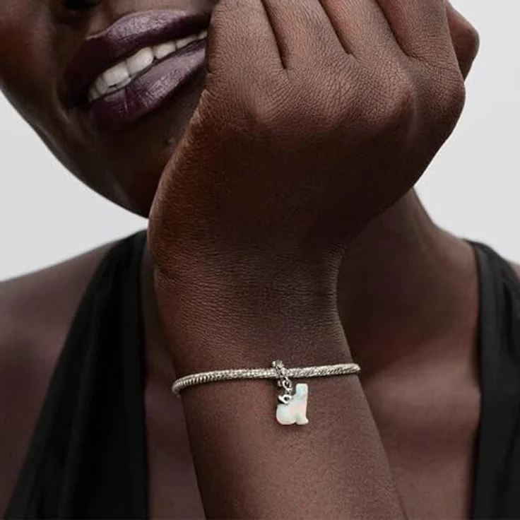 PANDORA Moments Eisbär Mutter & Junges Charm-Anhänger, Sterling-Silber mit Zirkonia, für ME und Moments Kollektion, 794243C01 – Bild 5