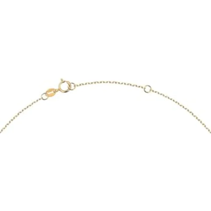 CHRIST Damen-Halskette 2 Diamant, Gelbgold, One Size, zeitloses Design – Bild 2