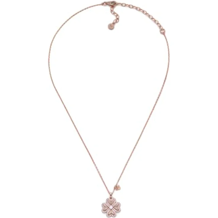 Emporio Armani Damen-Halskette aus Sterlingsilber, Roségoldfarben, mit Karabinerverschluss, poliert – Bild 1