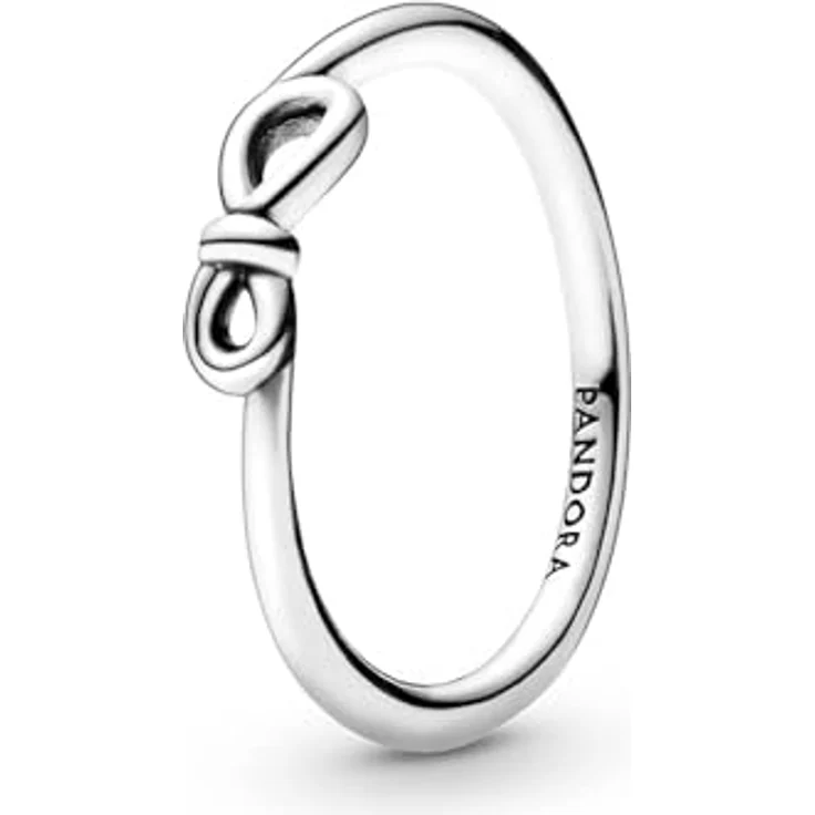 PANDORA Unendlichkeitsknoten Ring, Damenring aus Sterling-Silber mit ikonischem Unendlichkeitssymbol – Bild 1