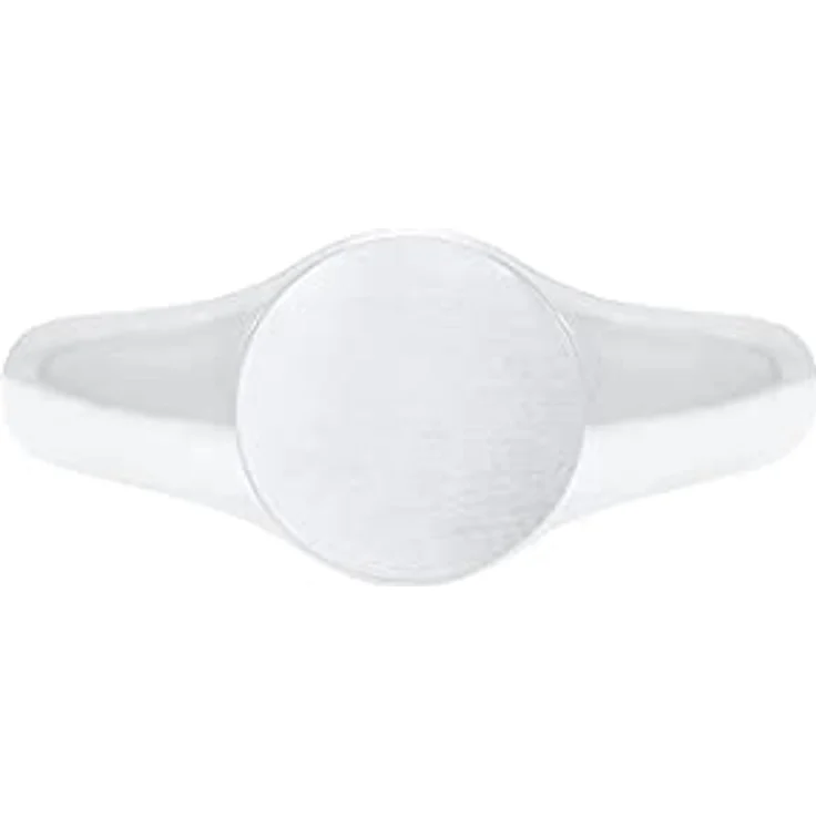 Elli Damen Siegelring Royal Matt Geo Basic Trend, 925 Sterling Silber, oval, anlaufgeschützt, handgefertigt – Bild 2