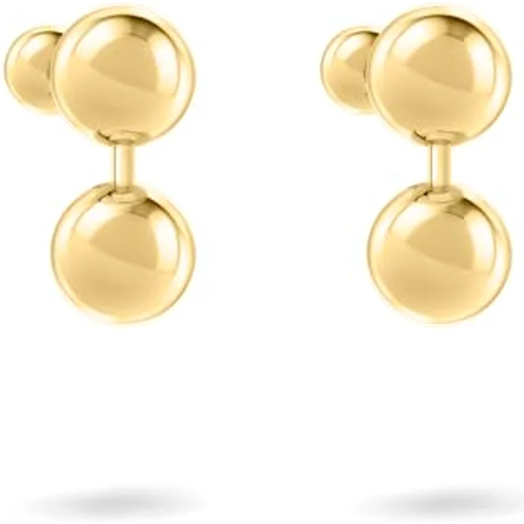 Liebeskind Berlin Damen Ohrringe LJ-1727-E-23, Edelstahl in IP Gold, 2,3 cm mit Steckverschluss – Bild 1