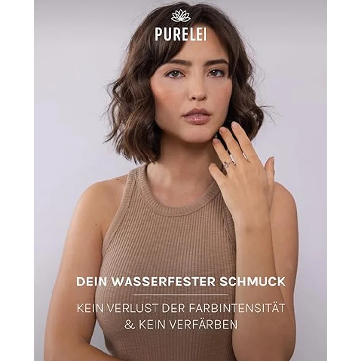 Purelei® Sternzeichen Ring Zwilling, Wasserfester Damenring aus hochwertigem Edelstahl, verstellbar von Größe 50 bis 60, Silber – Bild 5