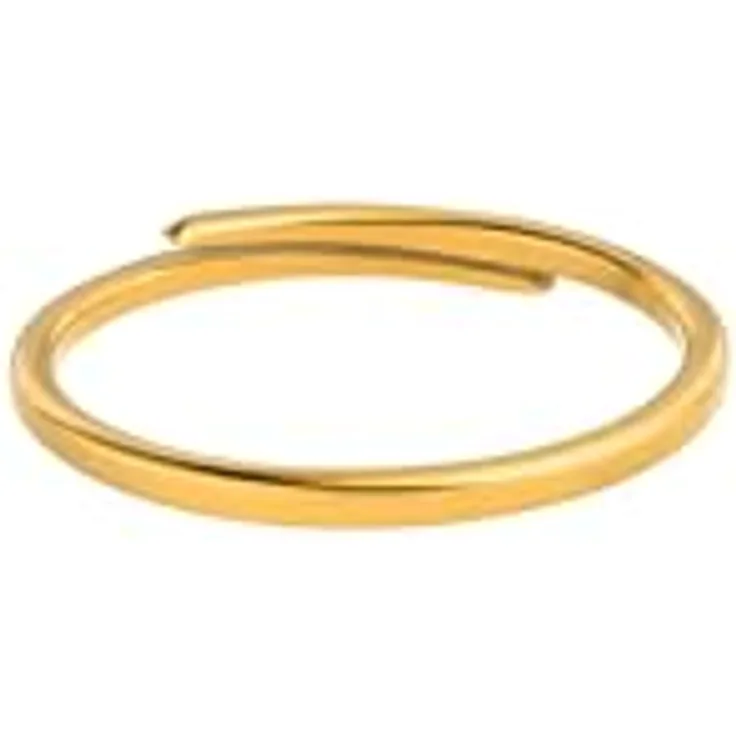 Purelei Forever Adjustable Damenring, Verstellbarer Ring (52-58) aus wasserfestem Edelstahl, Offener Ring in Gold – Symbol für Liebe & Unendlichkeit – Zeitloser Damenschmuck