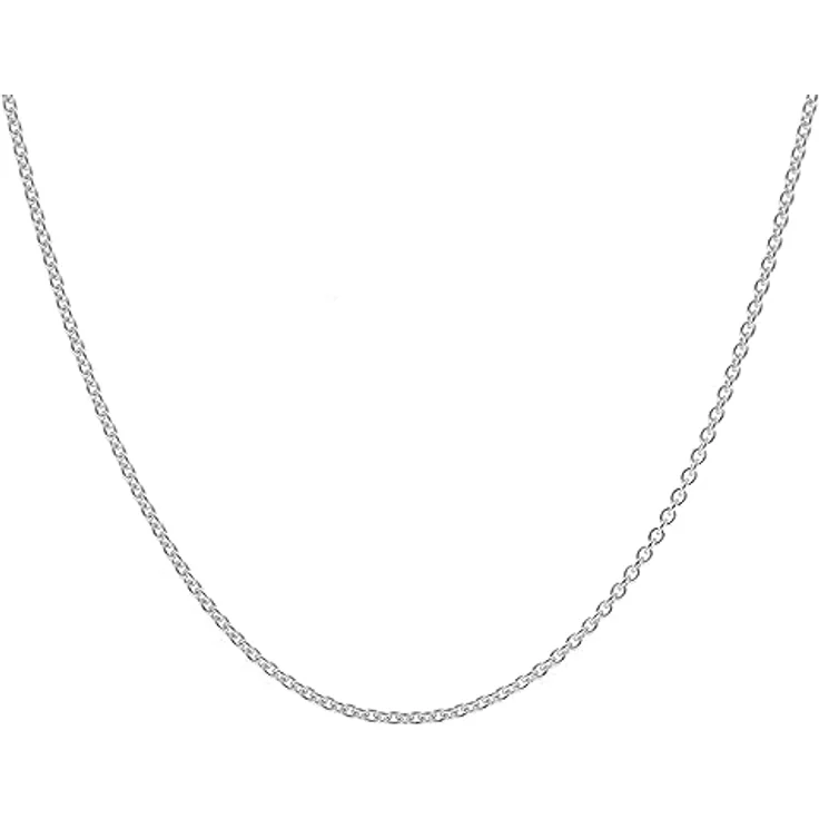trendor Feine Ankerkette 925 Silber, 1,1 mm, zeitloser Halsschmuck für Damen, Herren und Kinder, 36 cm ohne Anhänger – Bild 2