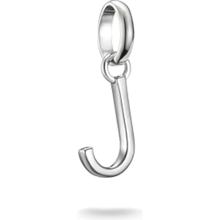 Thomas Sabo Charm Club Connect Charm-Anhänger Buchstabe J aus recyceltem 925 Silber mit filigraner Öse, CC1216-001-21 – Bild 1