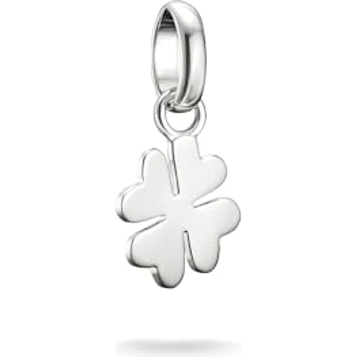 THOMAS SABO Charm-Einhänger Charm Glücksklee - Connect aus recyceltem Silber 925, kombinierbar mit Ketten und Armbändern – Bild 1