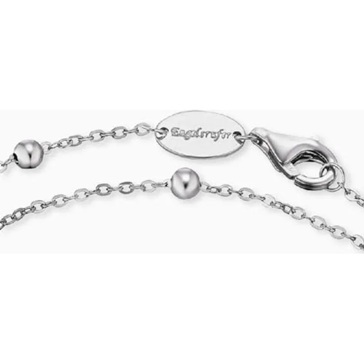 Engelsrufer Damen Armband ERB-LILMOON, Sterling Silber mit doppelt gewickelten silbernen Perlen, längenverstellbar, nickelfrei, Karabinerverschluss – Bild 2