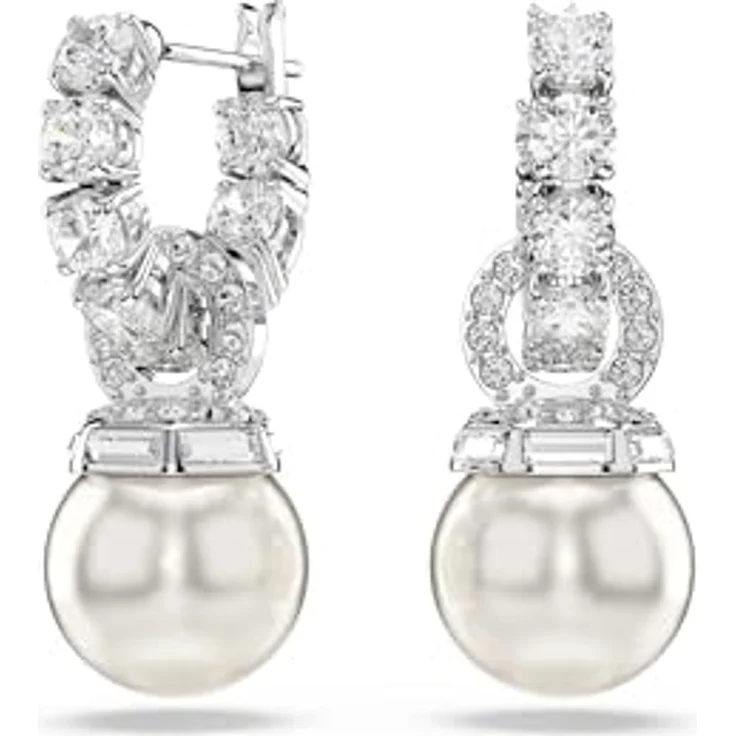 Swarovski Creolen Matrix 5691716, elegante Ohrringe aus funkelndem Kristall – Bild 1