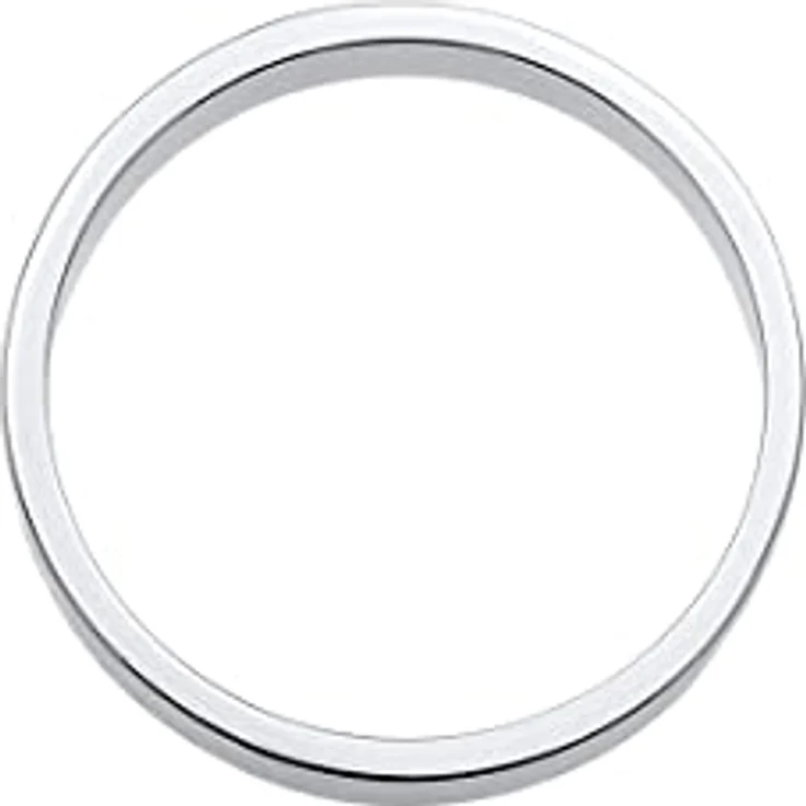 Elli Ring Damen Verlobung, Schlichter Eleganter Bandring aus 925 Sterling Silber, Hochglanzpoliert und Anlaufgeschützt – Bild 3