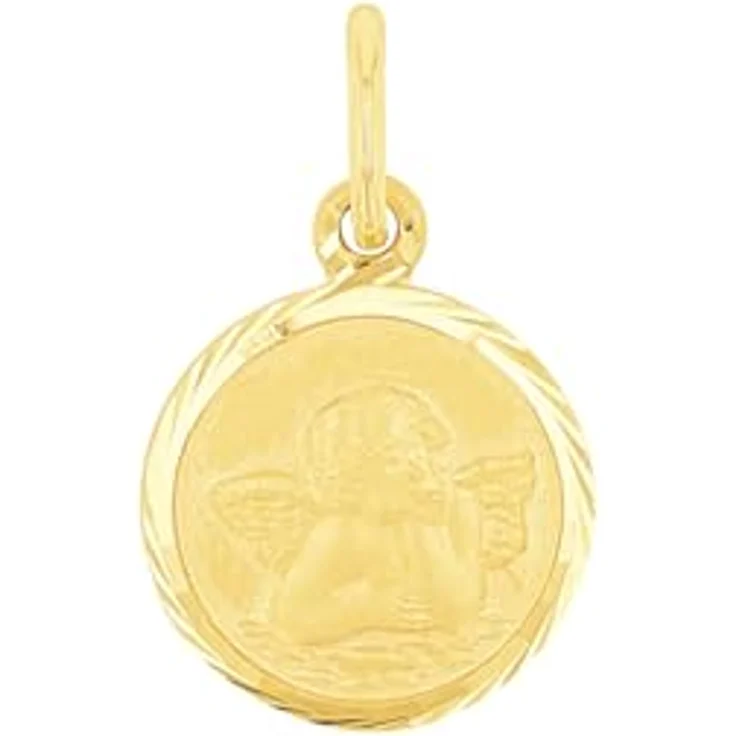 Amor Engel Motivanhänger Unisex, 1,6 cm, 375 Gold, kommt in Schmuck Geschenk Box, 2013643 – Bild 1