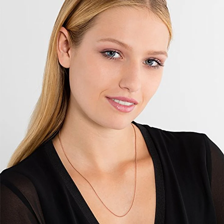 Thomas Sabo Unisex Kette Venezia, Roségold, 925 Sterling Silber mit Karabinerverschluss, vielseitig kombinierbar – Bild 3