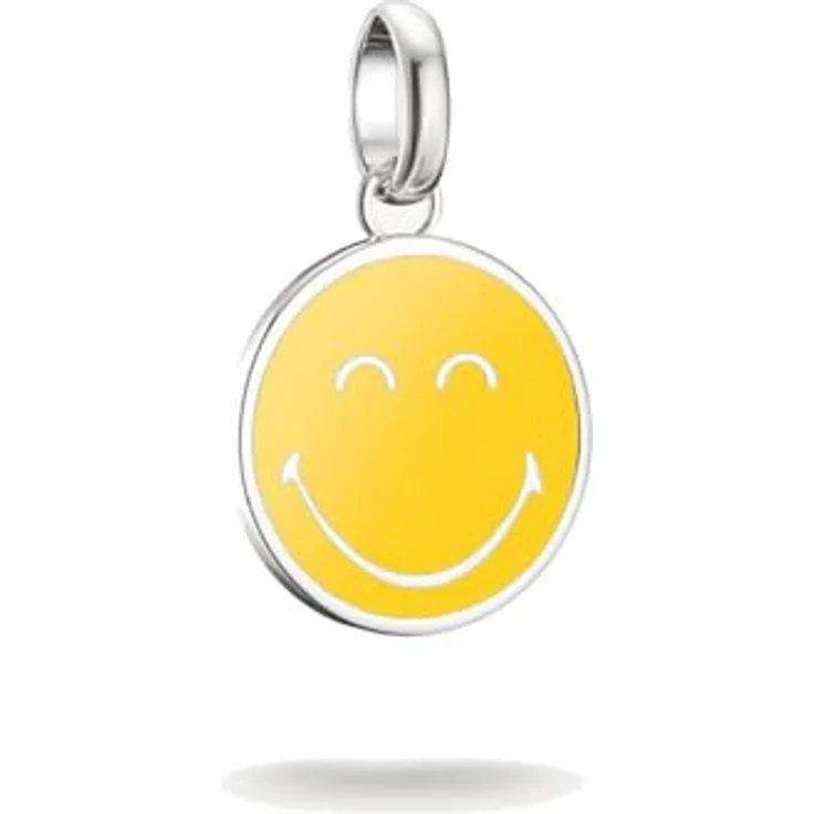 THOMAS SABO Charm-Einhänger SMILEYWORLD® Calm Charm - Handbemalt in strahlendem Gelb – Bild 2