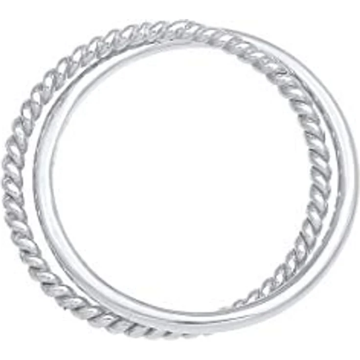 Elli Ring Damen Wickel Klassisch Filigran Twisted Trend, 925 Sterling Silber, anlaufgeschützt und handgefertigt – Bild 3