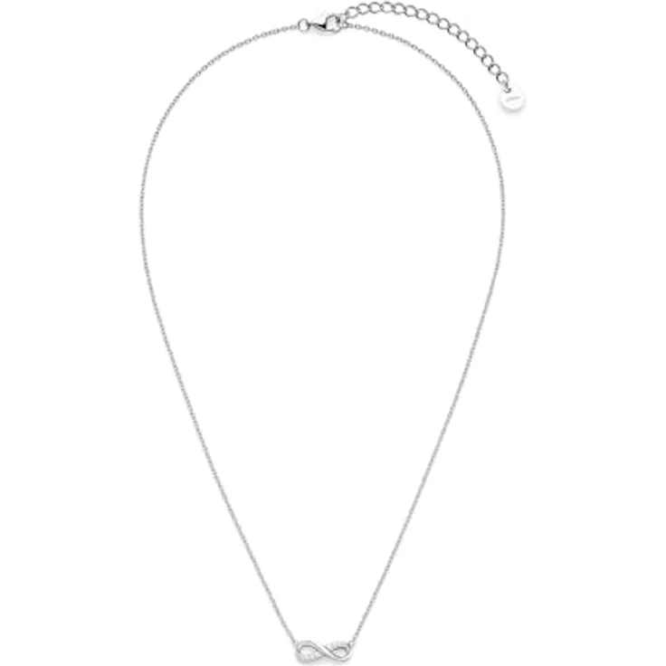 s.Oliver Necklace - Elegante Ankerkette aus 925er Silber, 45 cm, wasserfest & hautfreundlich – Bild 3
