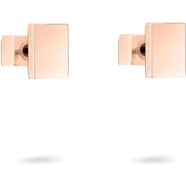 Liebeskind Berlin LJ-1744-E-06, Damen Ohrringe aus Edelstahl in IP Roségold, 0,5 cm mit Steckverschluss – Bild 1