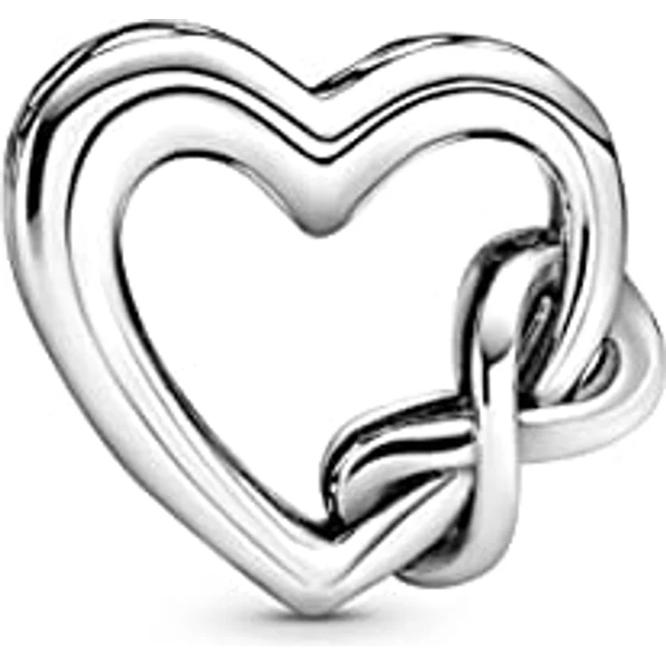 Pandora 798825C00 Silber Bead-Charm Love You Mum, Unendlichkeits-Herz aus 925 Sterlingsilber, geschwärzt, 11 x 11,5 mm – Bild 2