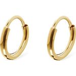 FAVS Creolen 88403606, polierte Gelbgoldohrringe mit Steckverschluss