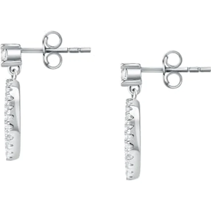 CHRIST Damen-Ohrhänger 925er Silber, recycelter Zirkonia, One Size, Silber 89080444 – Bild 2