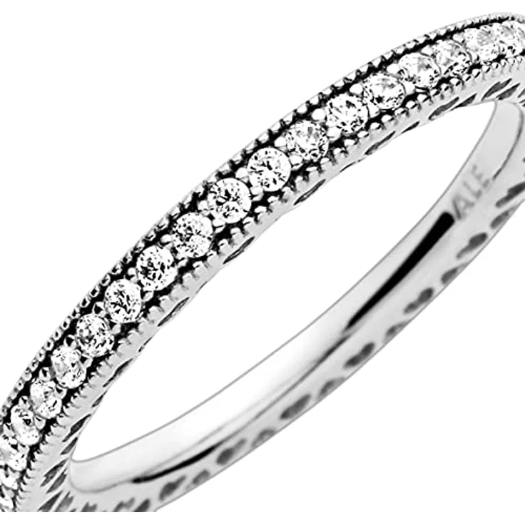 PANDORA Hearts Of PANDORA Ring, Sterling Silver mit clear Cubic Zirconia, Größe 10.5 – Bild 4