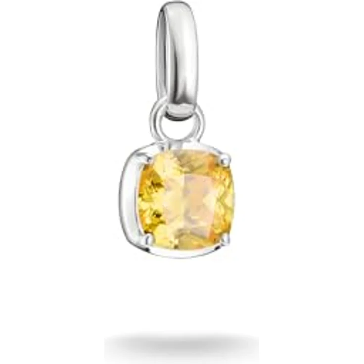 THOMAS SABO Connect Charm Pendant Birthstone Collection, 925er Sterling Silber mit Geburtsmonat-November Gravur – Bild 1