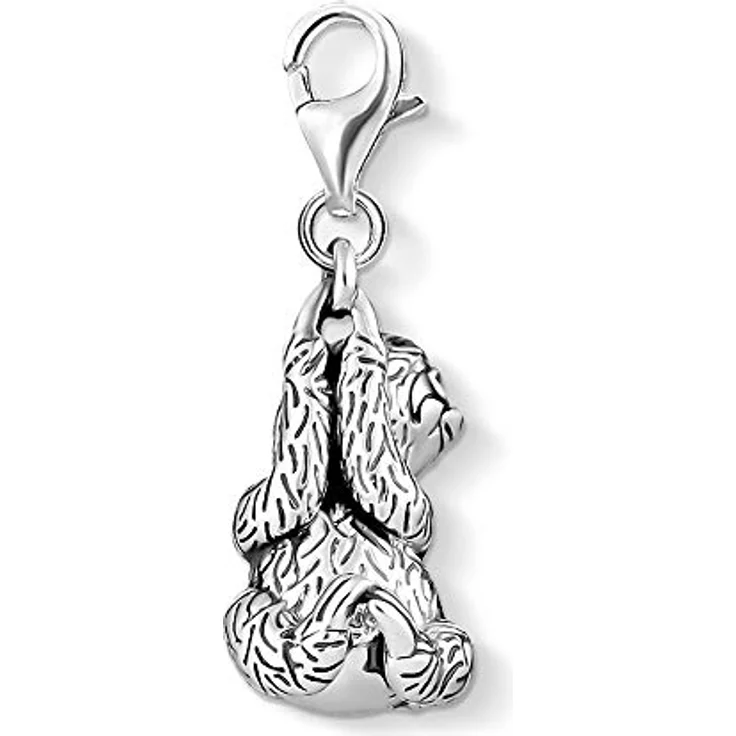 Thomas Sabo Damen Charm-Anhänger Faultier Charm Club, 925 Sterling Silber mit Karabinerhaken – Bild 2