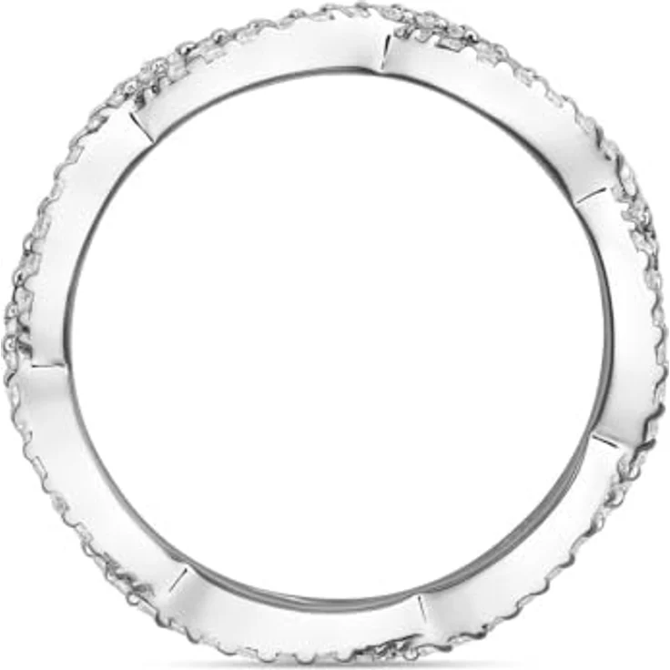 CHRIST Damenring 89208803, eleganter Schmuck für Damen, silberfarben – Bild 2