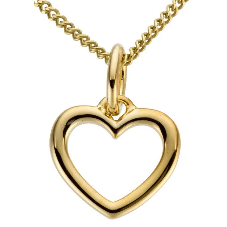 Firetti Kettenanhänger Schmuck, Gold 333 Herz Design, romantisches Halsschmuck Geschenk