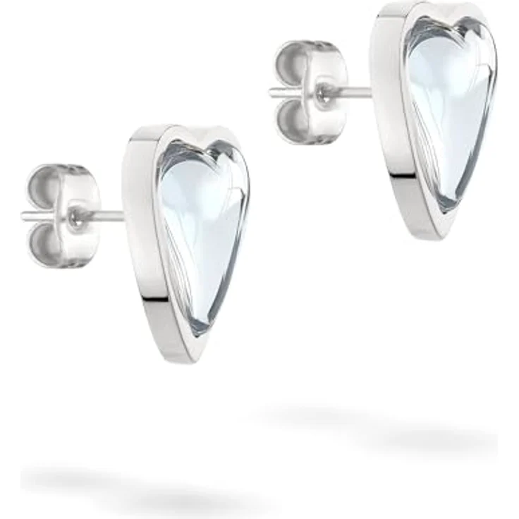 Liebeskind Berlin Damen Ohrringe LJ-1698-E-15, Edelstahl IP silber poliert, 1,5 cm mit Steckverschluss – Bild 2