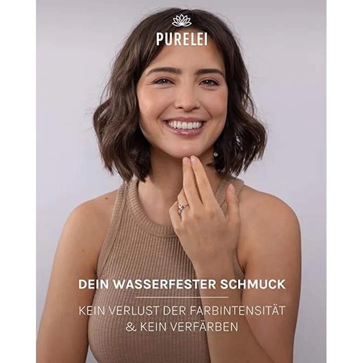 Purelei® Buchstaben Ring L – Wasserfester Damenring aus langlebigem Edelstahl, verstellbar von Größe 50 bis 60, eleganter Modeschmuck für individuellen Stil – Bild 5