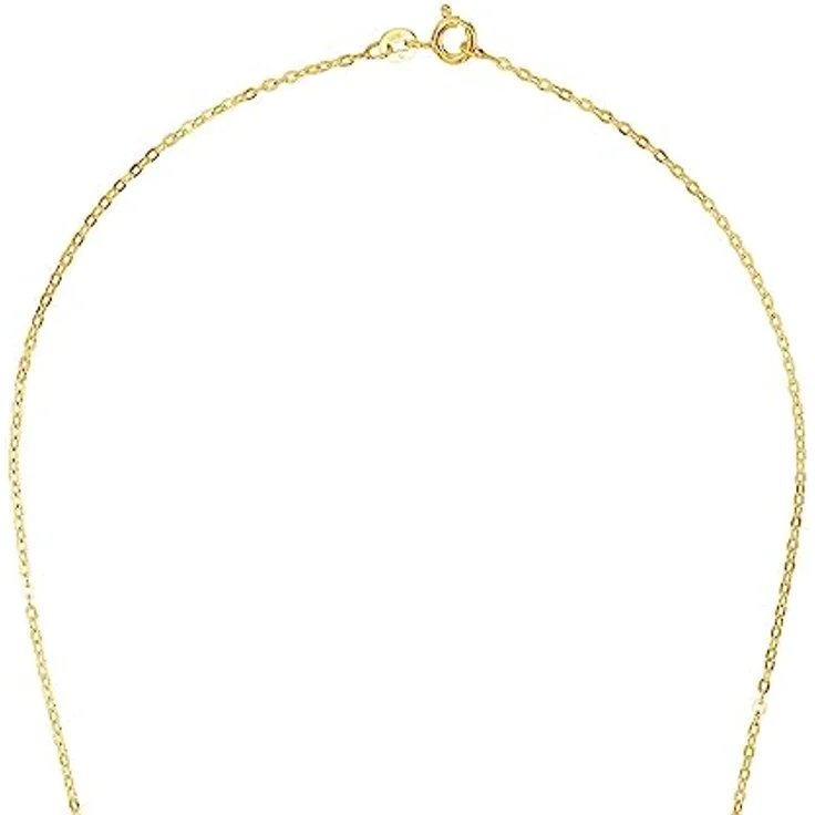 Amor Unisex Halskette, 50 cm aus 375 Gold mit Ankergliederung und Federringverschluss, in Schmuck Geschenk Box – Bild 3