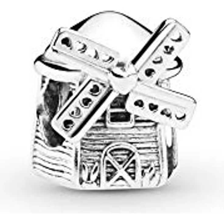 PANDORA Windmill Charm aus Sterlingsilber, Symbol für Selbstständigkeit und Ausdauer, Höhe 10,8mm – Bild 1